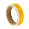 Yellow Bicycle Reflective Stickers Self-Adhesive Warning Tapes 1inch*33FT Honeycomb Reflectors Safety Conspicuity Strips For Car