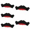 5Pcs Black Skull  Pirate Captain Cap Horror Felt Pirate Hat Party Supplies   Easter