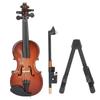 7cm 13cm 17cm Mini Geigenfigur Modell mit Ständer Miniatur Geige Sammlerstück Holz Ausstellungsstück Schreibtisch Ornament für Wohnzimmer