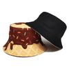 Spring and Summer Polyester Cartoon Print Bucket Hat Fisherman Hat Outdoor Travel Sun Cap For Men And Women 44