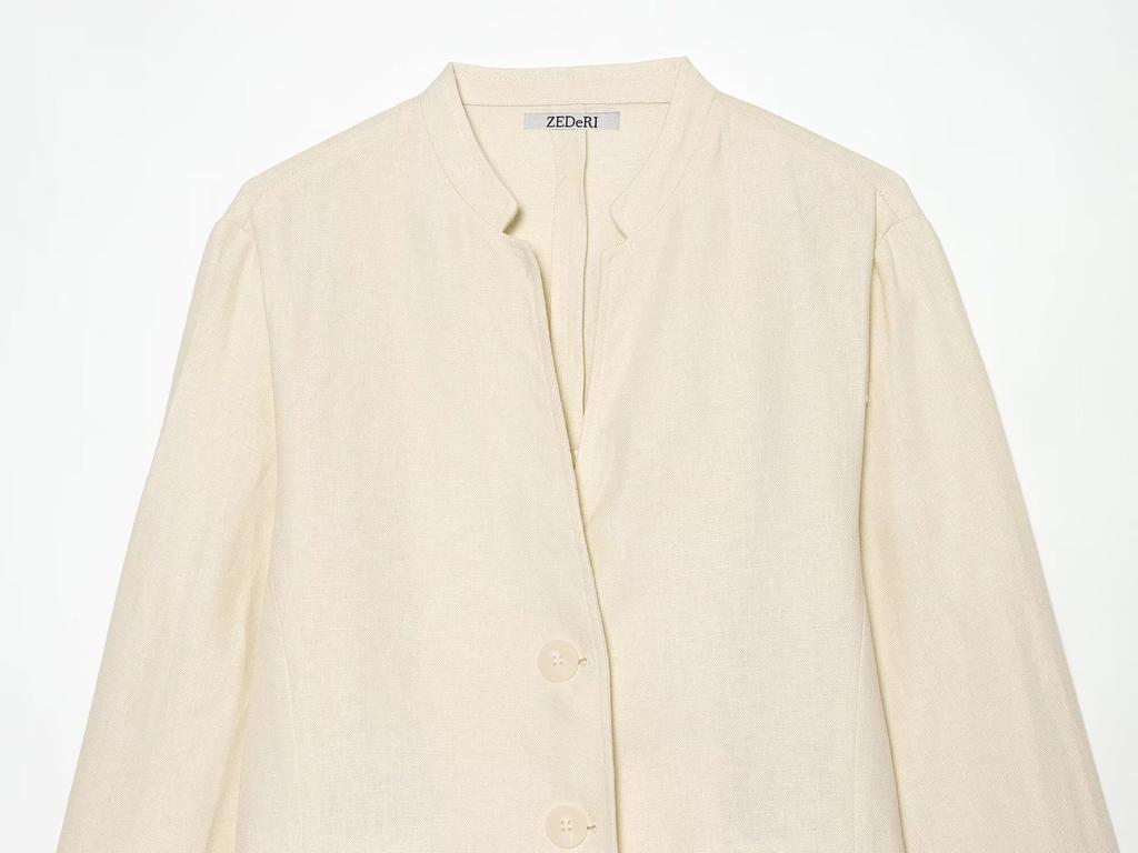 The new autumn fashionable versatile solid color loose casual blazer 7018304
