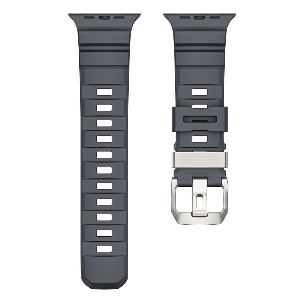 Fluorubber Band For Apple Watch Series 10 Ultra 9 8 7 SE 6 5 4 3 2 1 46mm 49mm 45mm 44mm 42mm Watch Straps