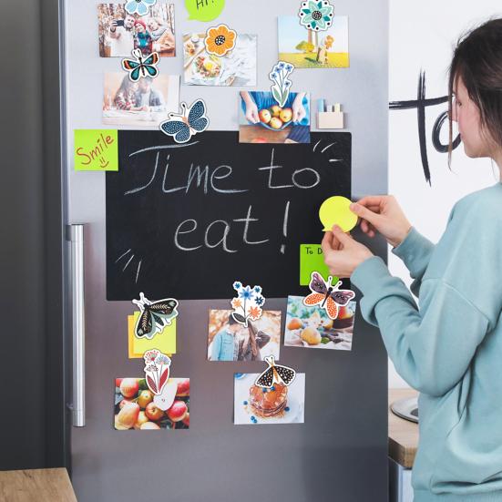 

Забавный магнит на холодильник, яркий цвет, компактный размер, портативный, широко используемый, магнит для доски, орнамент на холодильнике