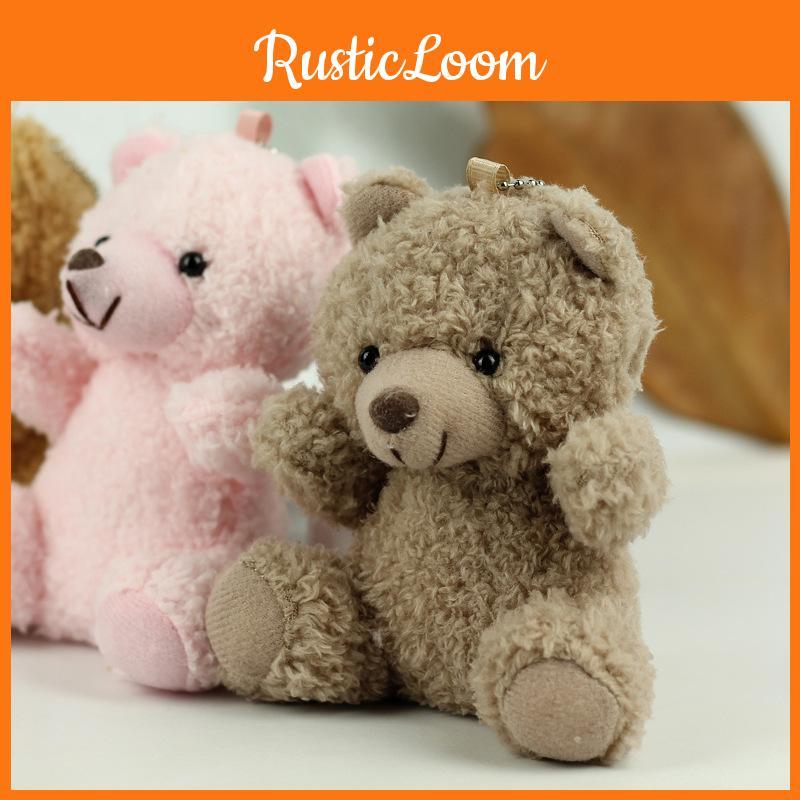 Bear Delightful Teddy Plush Toy Keychain Soft Bear Pendant For Kids Backpack Decoration