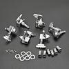 6Pcs Guitar Tuning Pegs 3R3L Tuner Machine Heads 1:21 Sealed Art Decor Rotomatic Tuners Head Replacement with 3 Colors