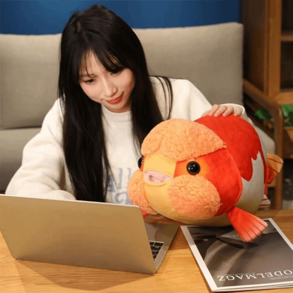 PP Cotton Realistic Fish Plush Plush Goldfish Stuffed Doll Funny Kid Cartoon Fish Toy  Gift