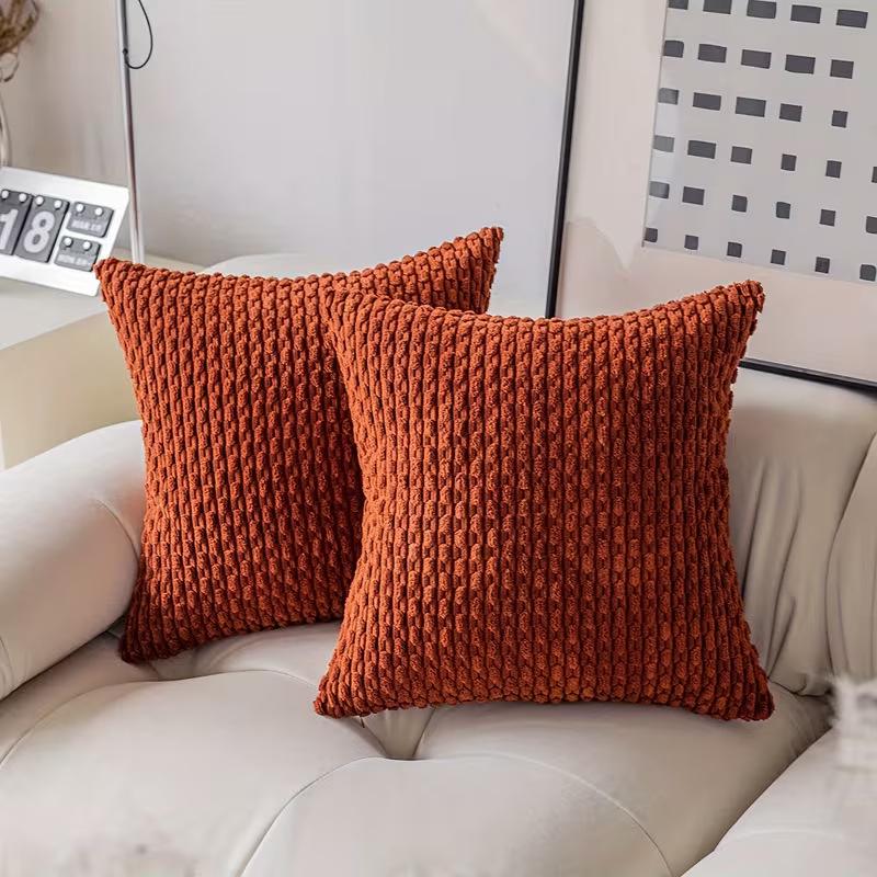 

Modern Corduroy Short Chain Pillow Cover - Sofa/Living Room Style 40x40 cm