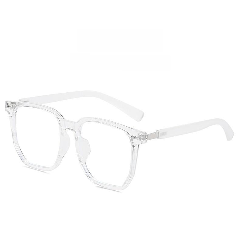 Retro Hexagon Blue Light Blocking Glasses Frame With Resin Lenses For Stylish Office Wear