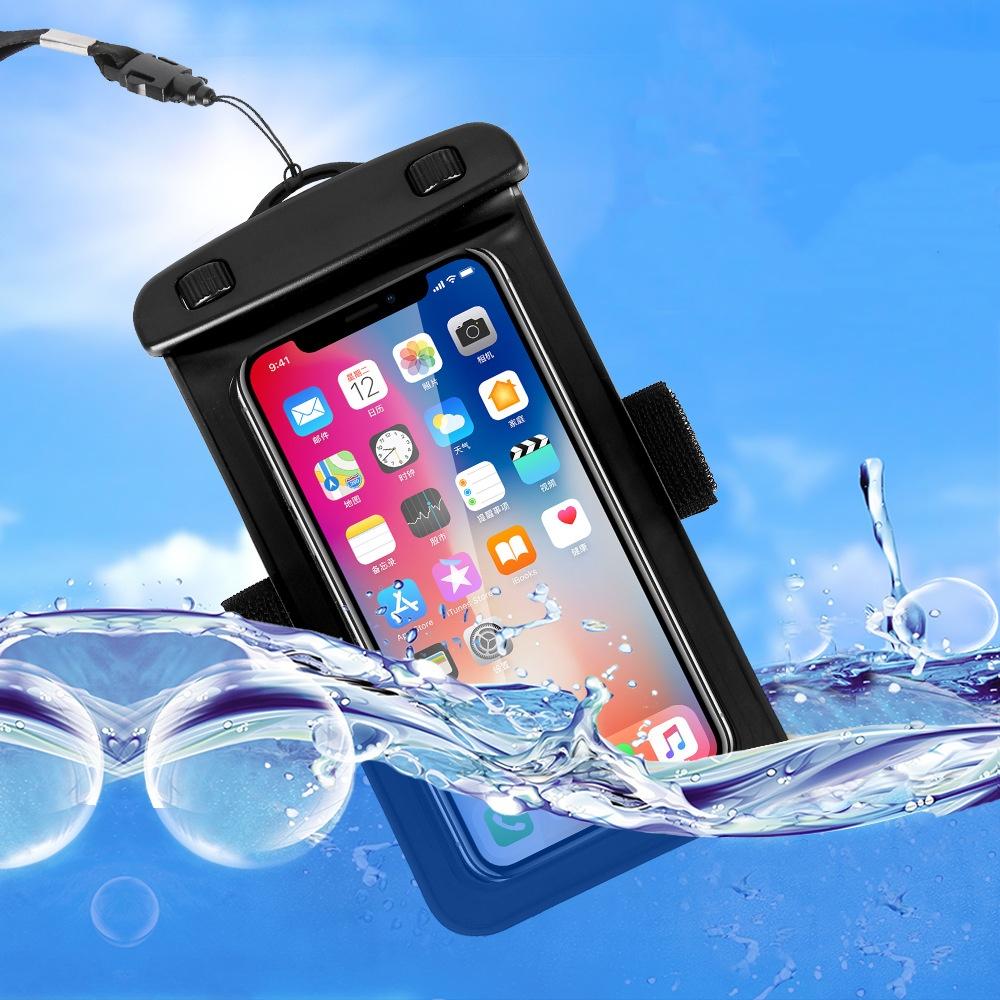Waterproof Phone Pouch Lightweight Adjustable Arm Belt Ipx8 Waterproof Phone Case Leak Proof Phone Waterproof Bag For Boating