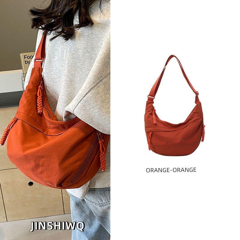 Japan Import Muj Crossbody Bag Dumpling Bag Women's Versatile Single-Shoulder Bag Large Capacity Sports Lightweight Small Bag