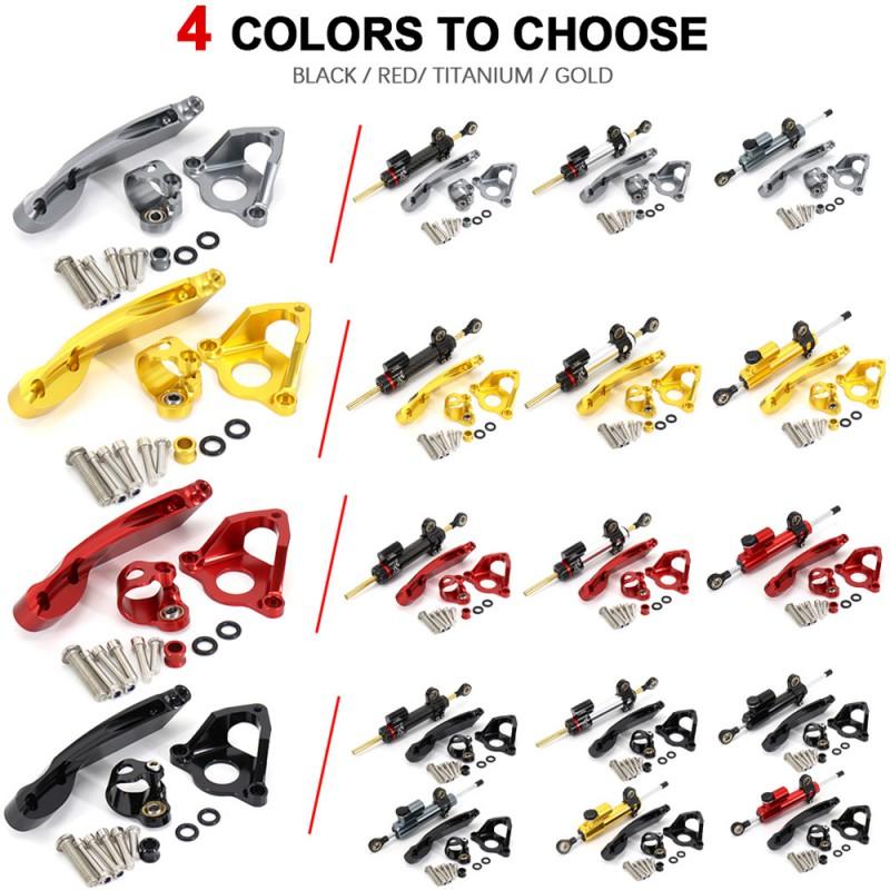 Honda CBR600RR Steering Damper Stabilizer With Titanium Stem Sportbike Racing Street Use