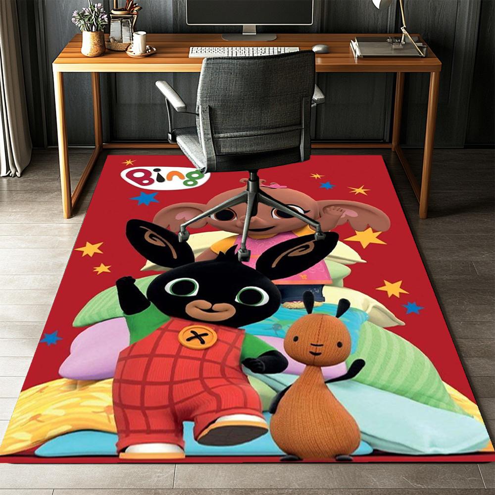 Bing Printed Carpet,Rug,for Office Chair Living Room Bedroom Kitchen Room Decor Gifts.
