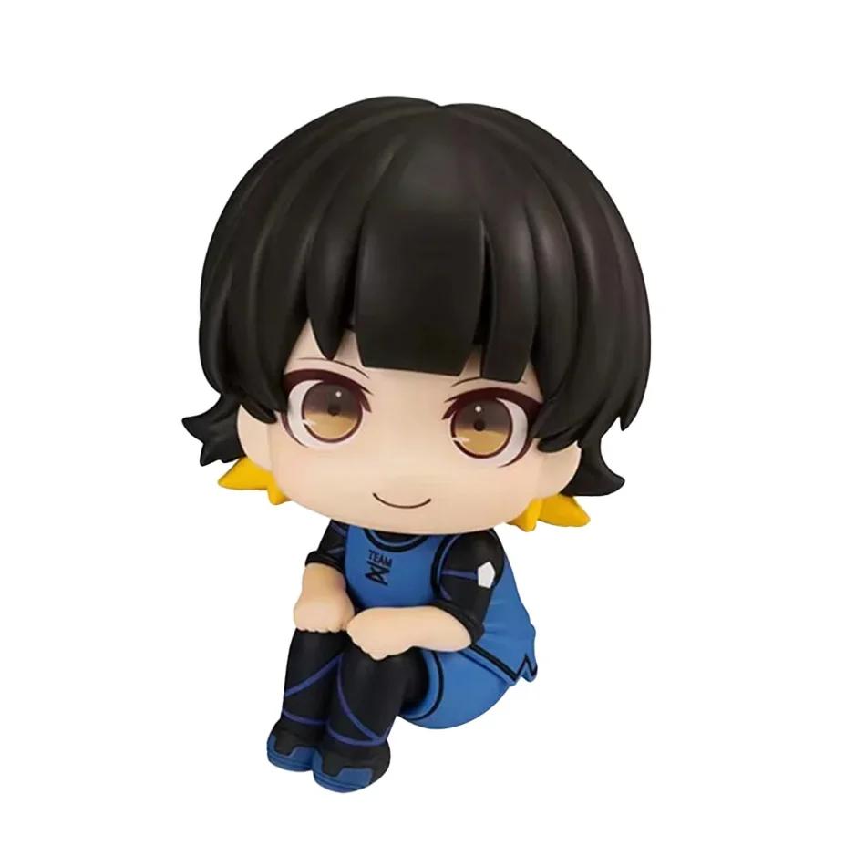 Isagi Yoichi Doll Blue Lock Action Figures Toy Q Version Chigiri Hyoma Bachira Meguru Nagi Seishiro Figure Pvc Ornament Toys