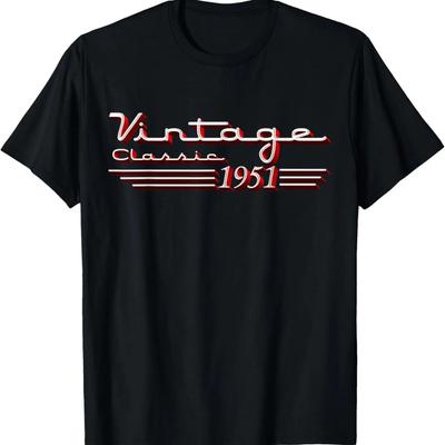 73 Year Old Gifts Vintage 1951 73th Men Women 73th Birthday T-Shirt