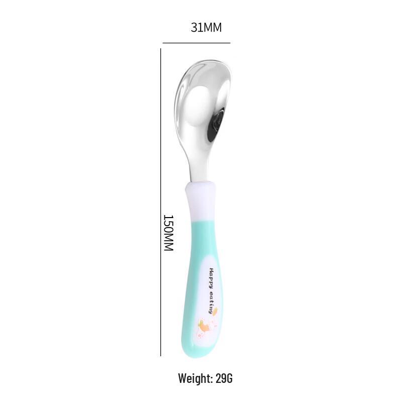 Abay 316L Stainless Steel Cartoon Baby Deep Spoon