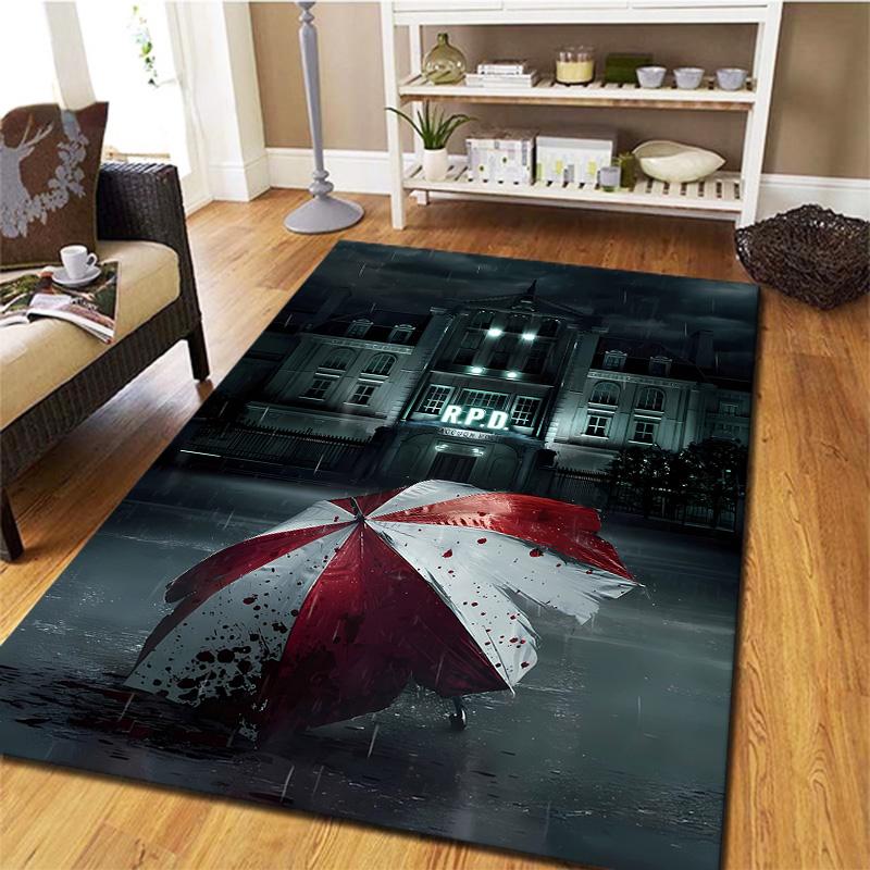 Resident Evil Carpet Rug For Living Room Bedroom Home Sofa Decoration Kids Play Nonslip Floor Mat