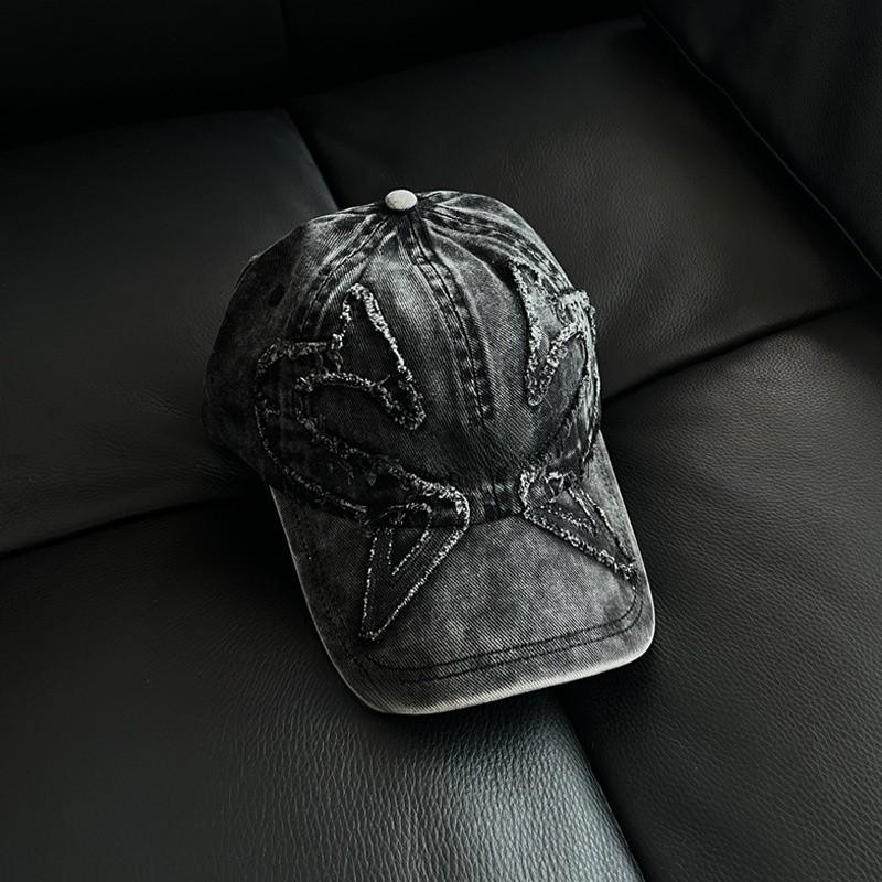 Streetwear Embroidered Letter Hat With Wide Brim For Summer Casuals