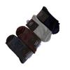 Men's Cotton & Wool Socks: Warm Winter Terry, Business Casual, Solid Color, Long Style