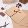 Álbum de Fotos Plegable Estilo Acordeón de 18 Páginas Papel Kraft DIY Scrapbook para Pareja Boda Crecimiento de Bebé Registro de Recuerdos