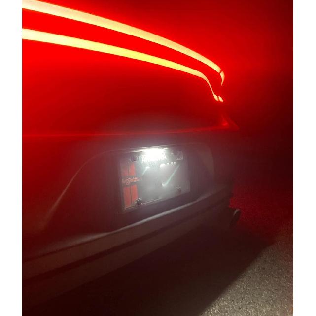 NJSBYL Charger LED License Plate Lamp for 2015-2023 D0dge Charger & Challenger Chrysler 300 Pacifica Compass Xenon White LED License Plate Lights