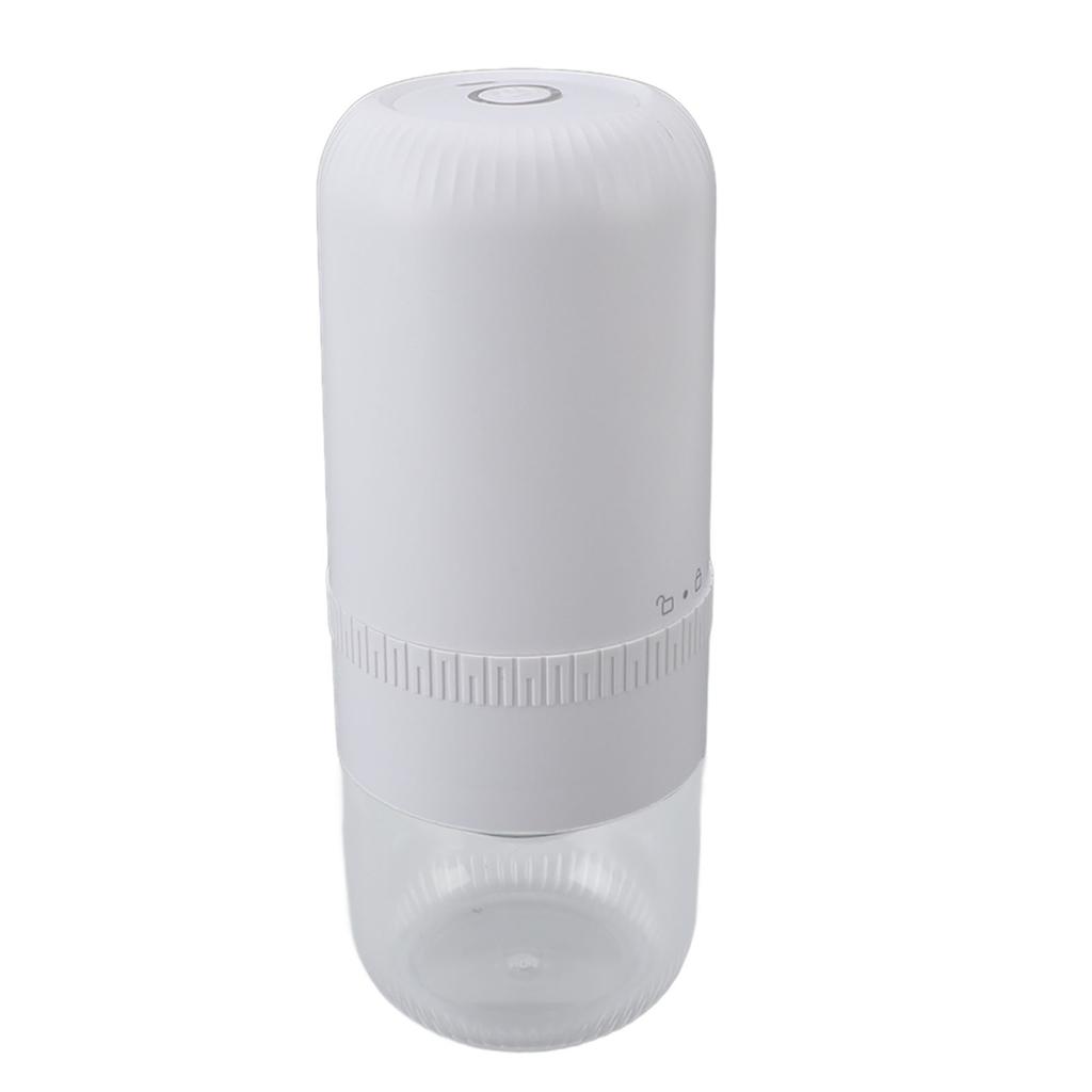 Electric Coffee Bean Grinder White USB Charging Cordless Adjustable Coarseness Multifunctional Coffe