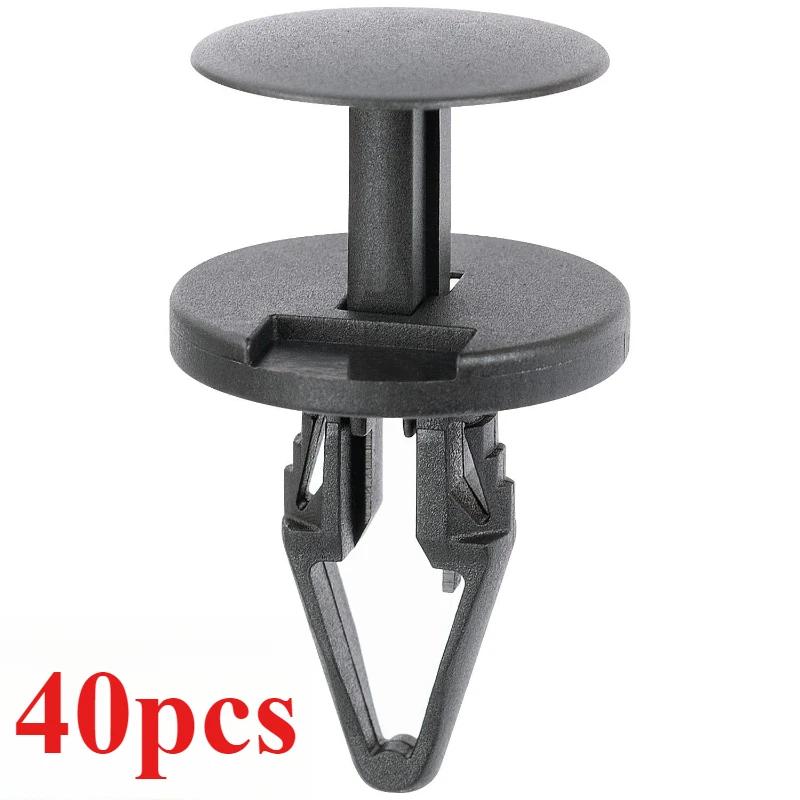 10-50 BUC Clips Auto 8mm Nituri din Plastic pentru Pasaje Roți Ford Bare de Protecție Clip Plastic Clips de Ornament Cataramă Apărătoare Noroi Nit cu Apăsare