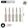 Triangle Head Screwdriver Bit Set Magnetic 1/4" Hex S2 Steel Security Triangular Screw Driver Bits Ratchet Wrench Hand Tools