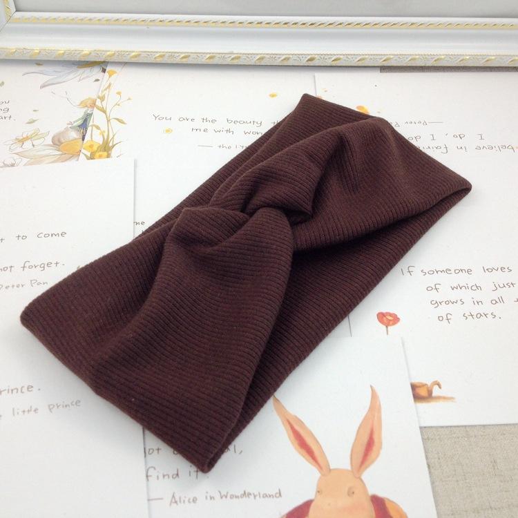 Headband, Threaded Cotton Cross Headband, Yoga Headband, Sports Stretch Headband Ladies