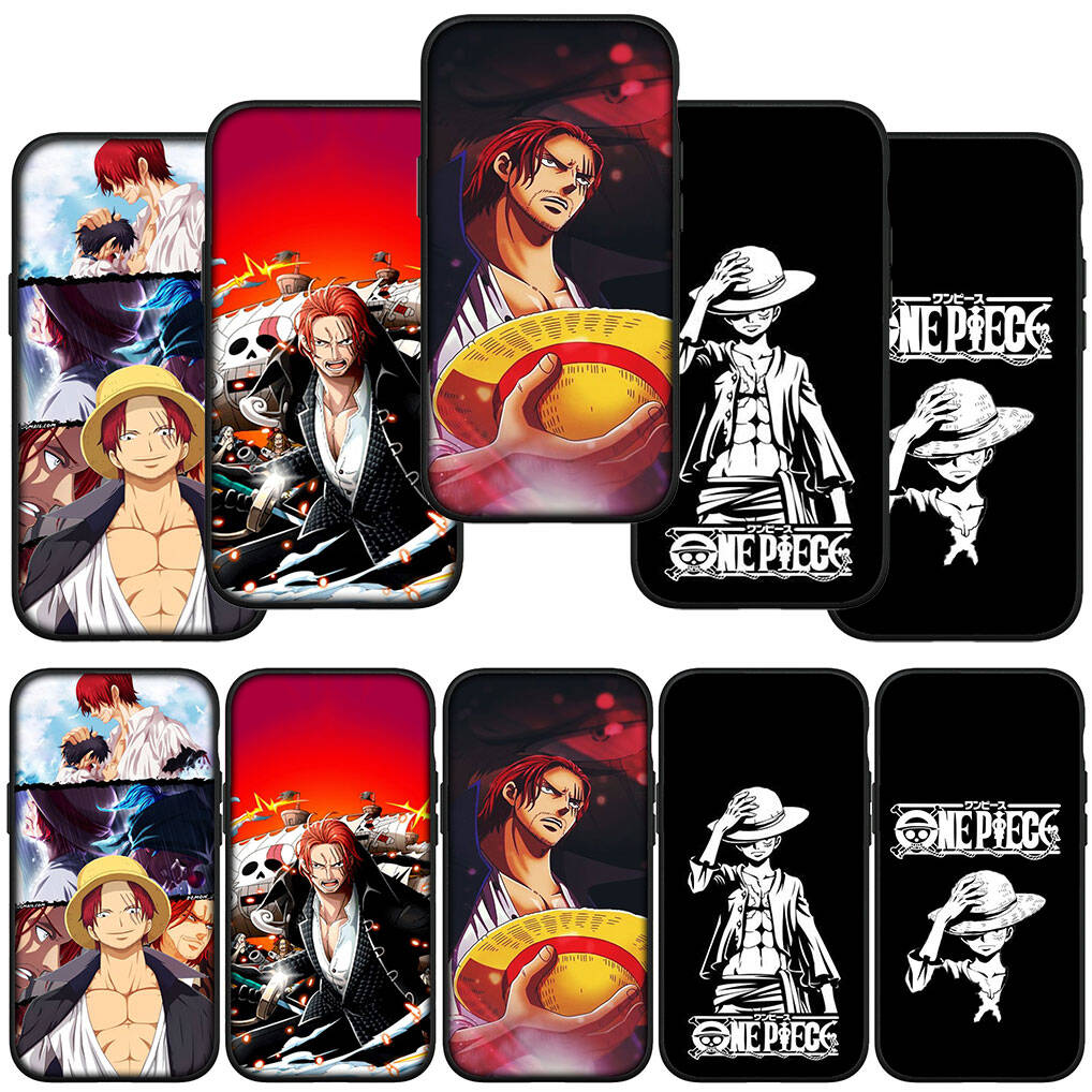Für Motorola Moto Edge 70 60 50 G54 G86 Samsung Galaxy S25 iPhone 17 16 15 Xiaomi Redmi Note 14 13 Pro Max Hülle Rotschopf Shanks Luffy One Piece Cover