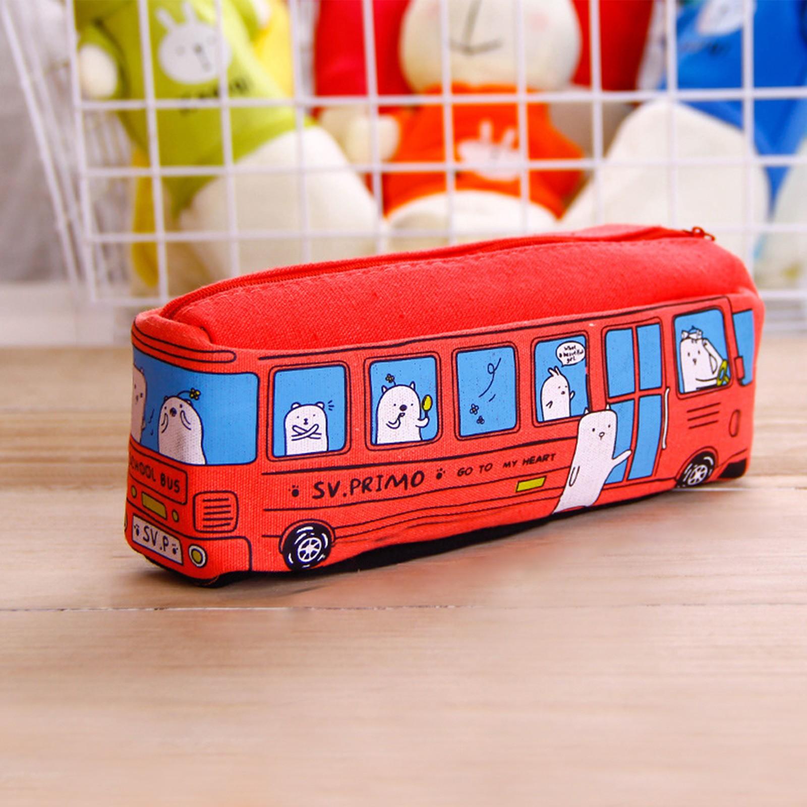 

Милый пенал для детей, девочек, мальчиков, пенал, кавайная ручка, пенал, сумка, держатель для школьников One Size красный