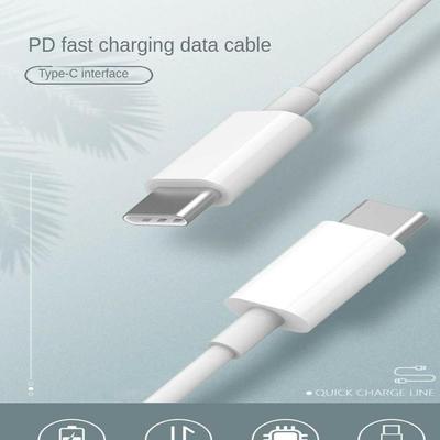 Kabel USB-C na USB-C pro rychlé nabíjení, 60w kabel Type-c, pro IPhone 15, iPad, Samsung Galaxy, tablety, notebooky, 3,3 stop/6,6 stop.