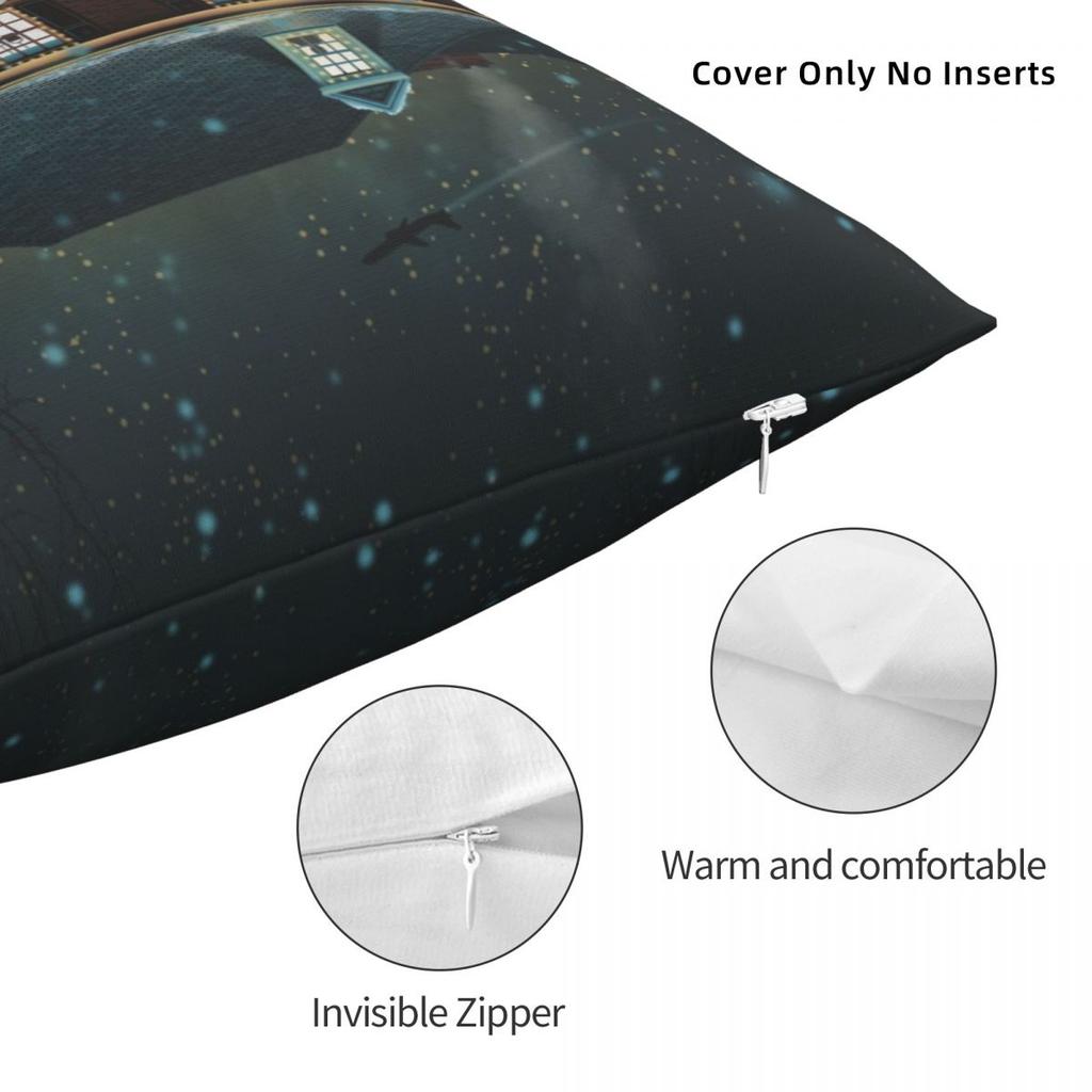 Home Alone Square Pillowcase Polyester Linen Velvet Printed Zip Decorative Throw Pillow Case Bed Cushion Cover