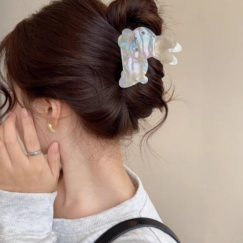 1/2pcs Cute and Playful Dog Rabbit Animal Hair Clip, Bangs Clip, Hair Clip, Simple and Cute Top Shark Hair Accessory