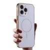 Applicable to iPhone17PROMAX mobile phone case AG thin ring magnetic titanium brushed Apple 16 anti-drop lens film 14