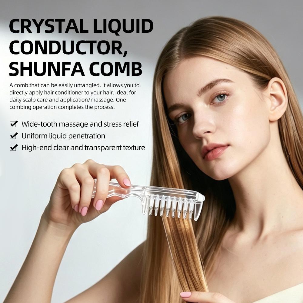 Scalp Applicator Liquid Comb Roller Ball Massager Essential Oil Infusion Hair Styling Tool for Home Hair Growth Treatment