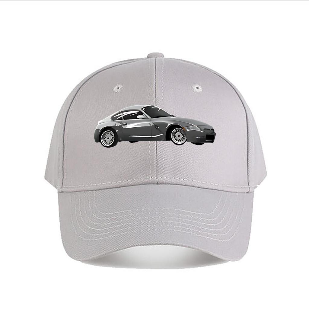 Collectible Die Cast Silver Metallic Sports Car Baseball Cap Fashion Unisex Sunhat Womens Outdoor Sports Snapback Cap