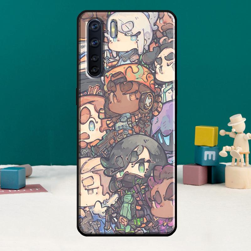Valorant Game Phone Case For Oppo A17 A18 A38 A58 A78 A98 A79 A40 A60 A80 A16 A76 A96 A15 A74 A94 A54 A77