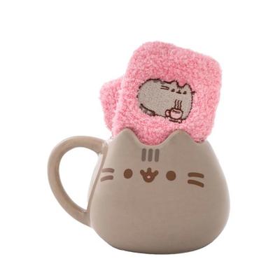 Pusheen 3D Yüz Kupa ve Çorap Seti