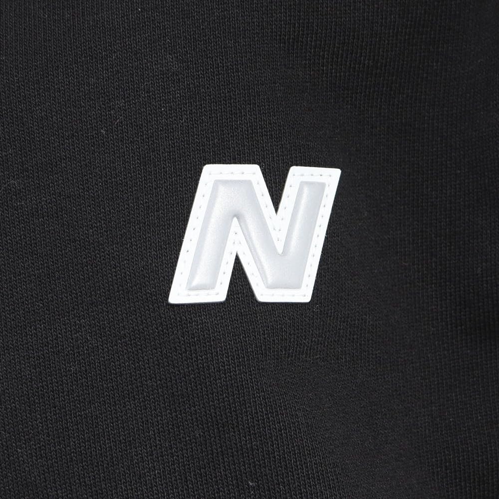 New Balance Kids Sweatshirt Heavyweight Sweat Full Zip Hoodie ABT35150 BK 130 (Black)