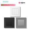 BSEED Zigbee Curtain/Light/Roller/Dimmer Switch Series Wall Smart Click Switches Shutter Backlight Plastic Frame Tuya APP Switch