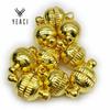 8mm Gold & Silver Magnetic Clasps for DIY Jewelry - P-066