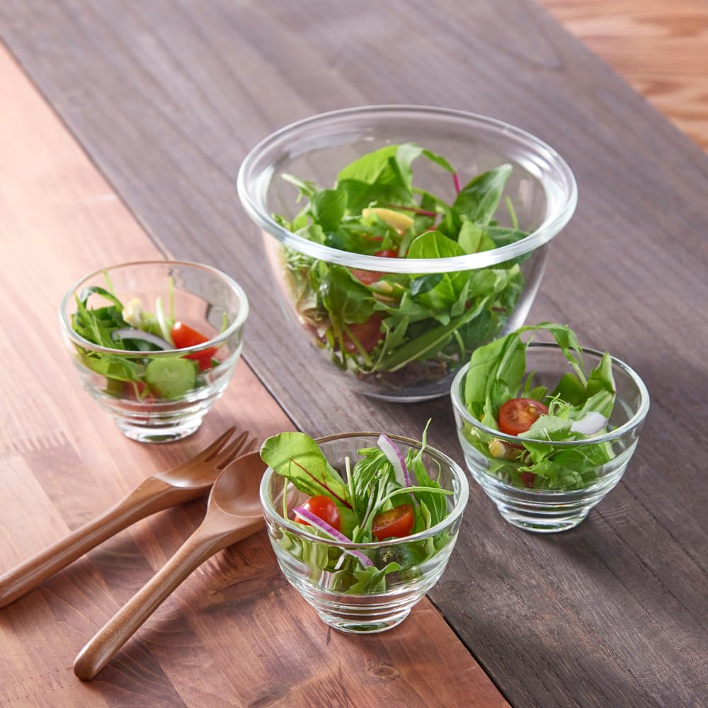 Hario Varmebestandig glasskoppsett med 5 stk Mikrobølgeovn Tåler oppvaskmaskin 170 ml laget i Japan HU-3012
