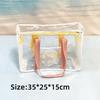 Waterproof Design Transparent Beach Bag Transparent PVC Storage Bag  Fitness Swimming