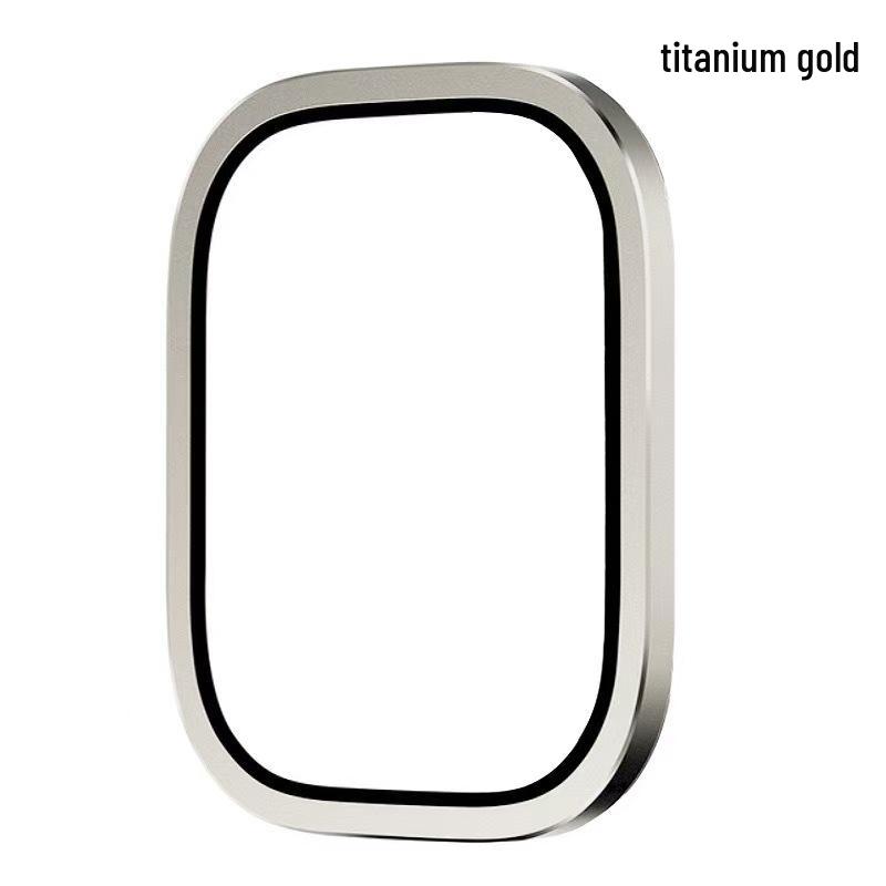 HD Gehärtetes Glas Metalllünettenfolie für Apple Watch Ultra 4