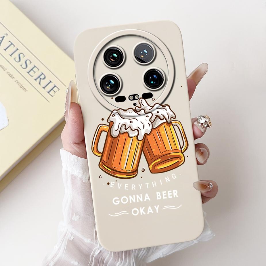 For Xiaomi 14 Ultra Case Cute Dinosaur Cartoon Cover Shockproof Phone Case For Xiaomi Mi 13 Ultra 13Ultra 14Ultra Soft TPU Shell
