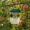 Hanging Wasp Trap Reusable Fruit Fly Trap Eco-friendly Detachable Plastic Hornet Trap with Two Entrances for Garden Orchard Effective Insect Control