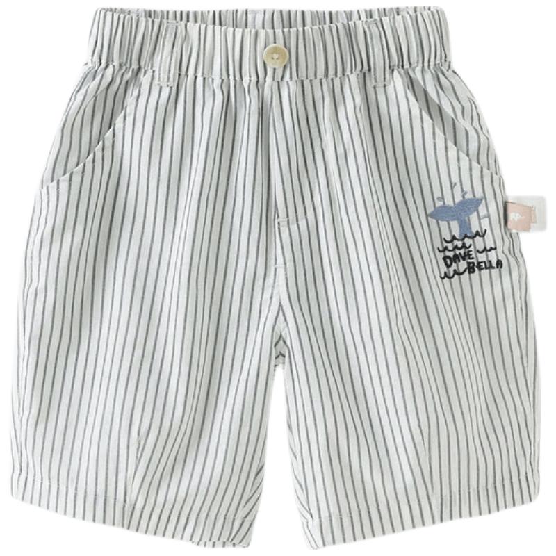Davidbella Boys' Striped Casual Shorts