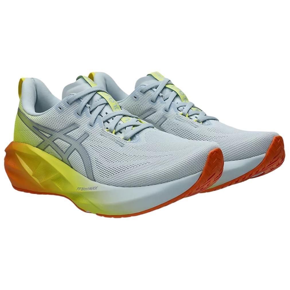 Asics NOVABLAST 5 Breathable Running Shoes Men's Blue Yellow Orange 1011C184-400