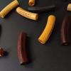 3Pcs Tube Shape Loose Beads Wood Spacer Bead Decorative Beads Curved Tube Beads  Beaded Accessories