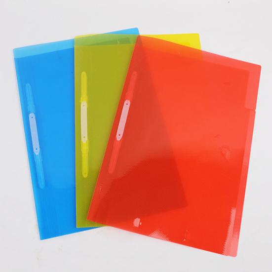 12 Pcs Plastic File Folders Clear Document Organizer with Clip Paper Folders Pockets for Office School Supplies